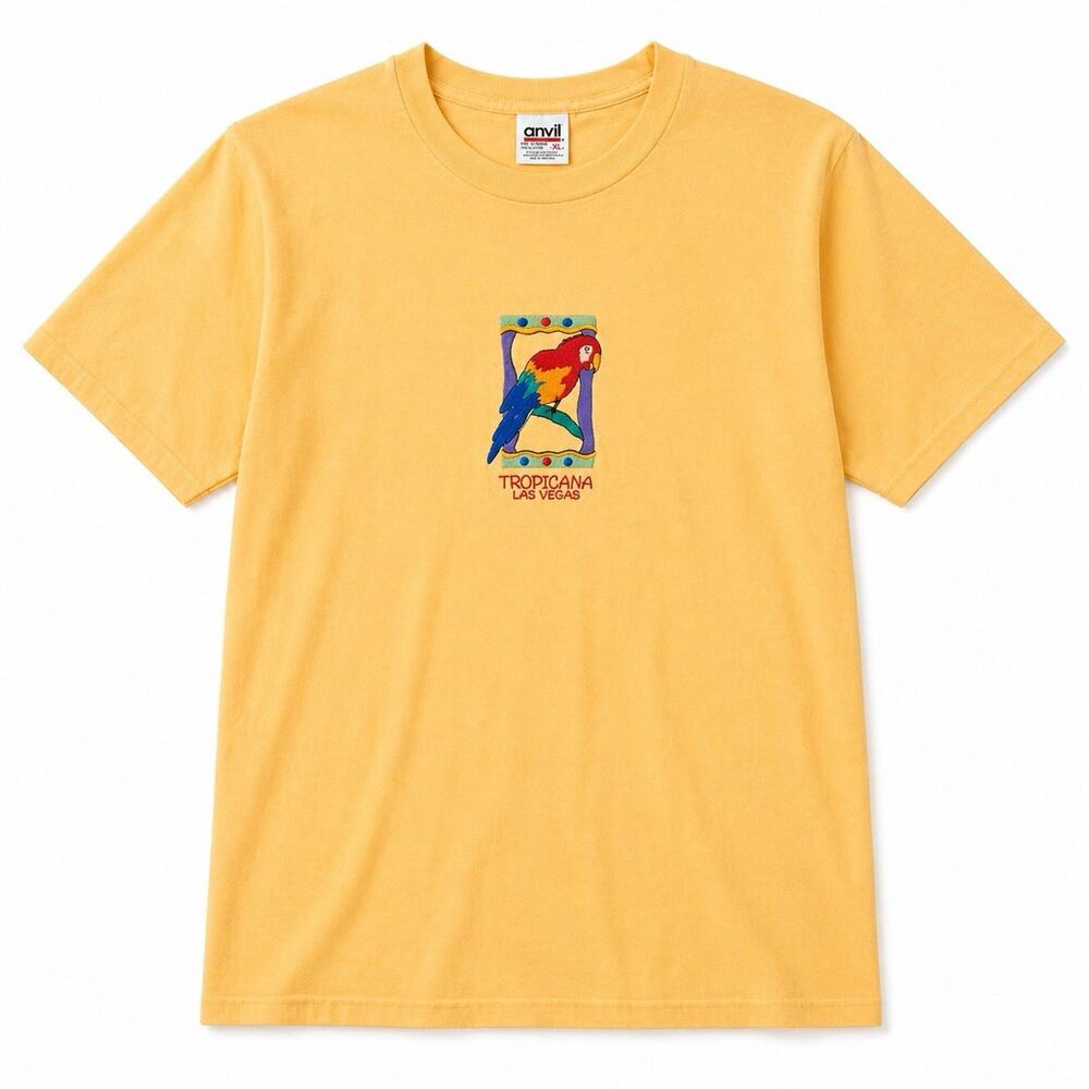 Tropicana Casino Las Vegas Parrot Graphic 90s Vintage T-shirt Size Large